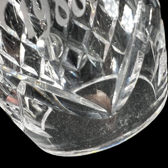 Vtg Waterford Cut Crystal Bell 1988 12 Days of Christmas Five Golden Rings BOX - Picture 7 of 11